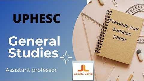 UPHESC assistant professor GS paper 2018 with explanation #uphesc