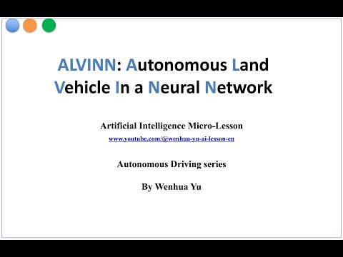 ALVINN: Autonomous Land Vehicle In a Neural Network
