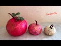 🍎 Cómo hacer Manzanas de papel y globos 🍎