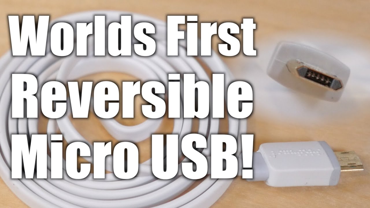 gaming logo World's First Reversible Micro USB Cable?