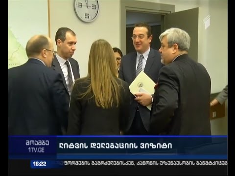 სახელმწიფო მინისტრი ევროატლანტიკურ სტრუქტურებში ლიტვის საპარლამენტო დელეგაციას შეხვდა