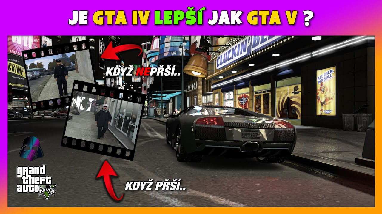 TOP 7 DŮVODŮ, proč je GTA 4 LEPŠÍ než GTA 5! - Mike Handy [Part 1]