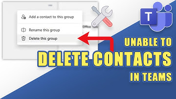 [FIX]  Unable to Delete Contacts in Teams? - Follow these steps!
