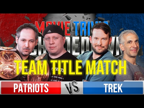 Movie Trivia Team Schmoedown - Patriots Vs. Trek - Title Match