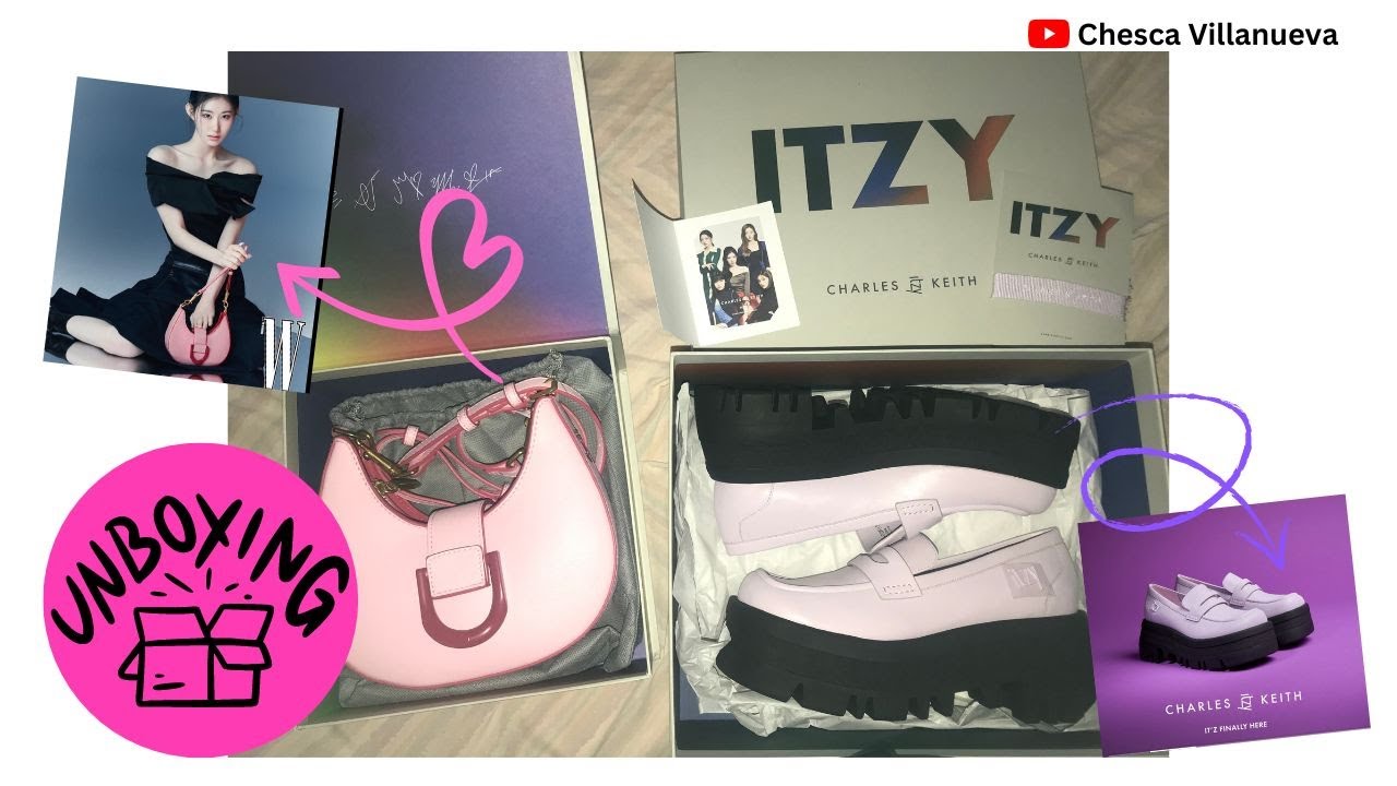 UNBOXING THE ITZY X CHARLES & KEITH COLLABORATION COLLECTION, ITZY  EXCLUSIVE ITEMS