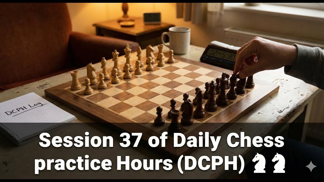 Session 37 of Daily Chess practice Hours (DCPH) ♞♞ 