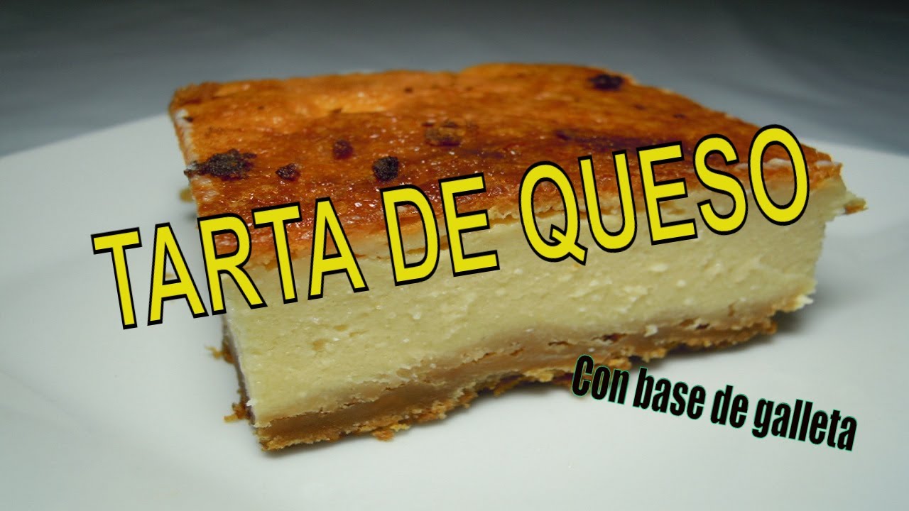 Tarta de queso con base de galleta (grande)