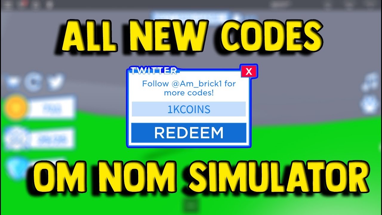 Om Nom Simulator All New Codes Roblox Youtube - om nom simulator all new codes roblox roblox yt