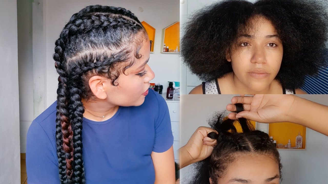 Como fazer a alimentação da trança com jumbo ,dois métodos diferentes rápido e fácil /Lalá Araújo