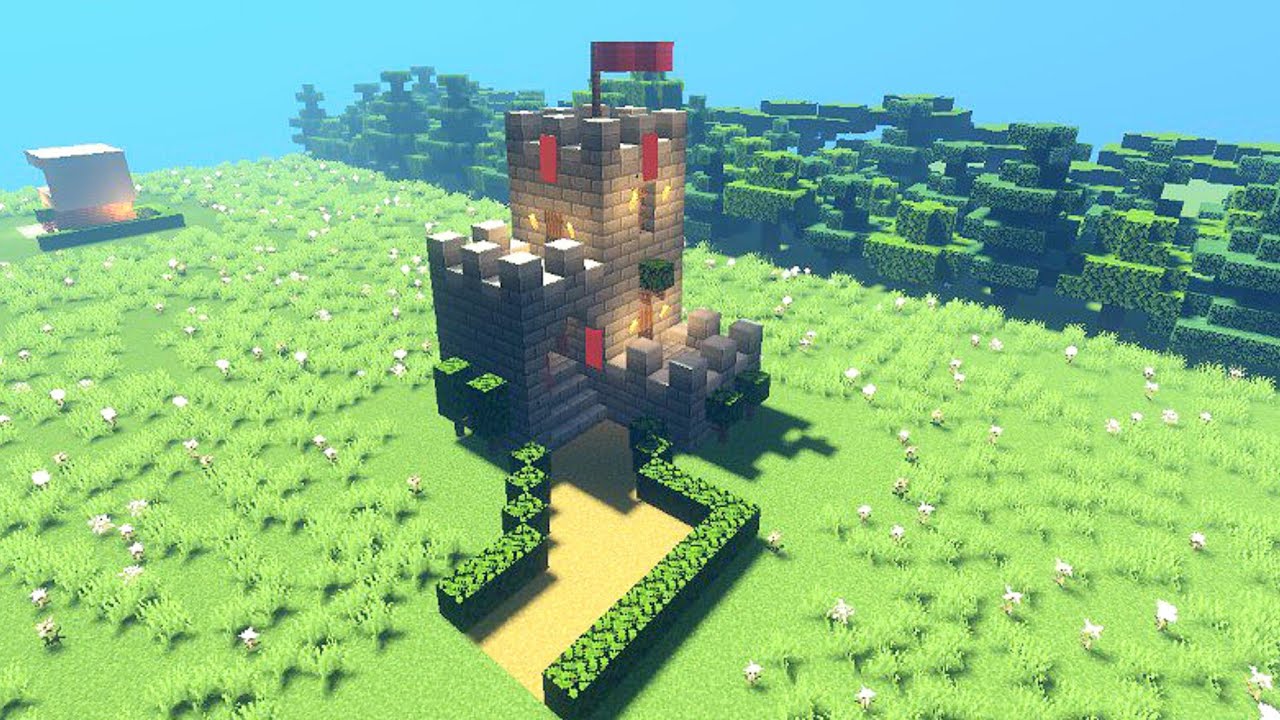⚒️Minecraft | Como construir um castelo medieval no minecraft🏡 - YouTube