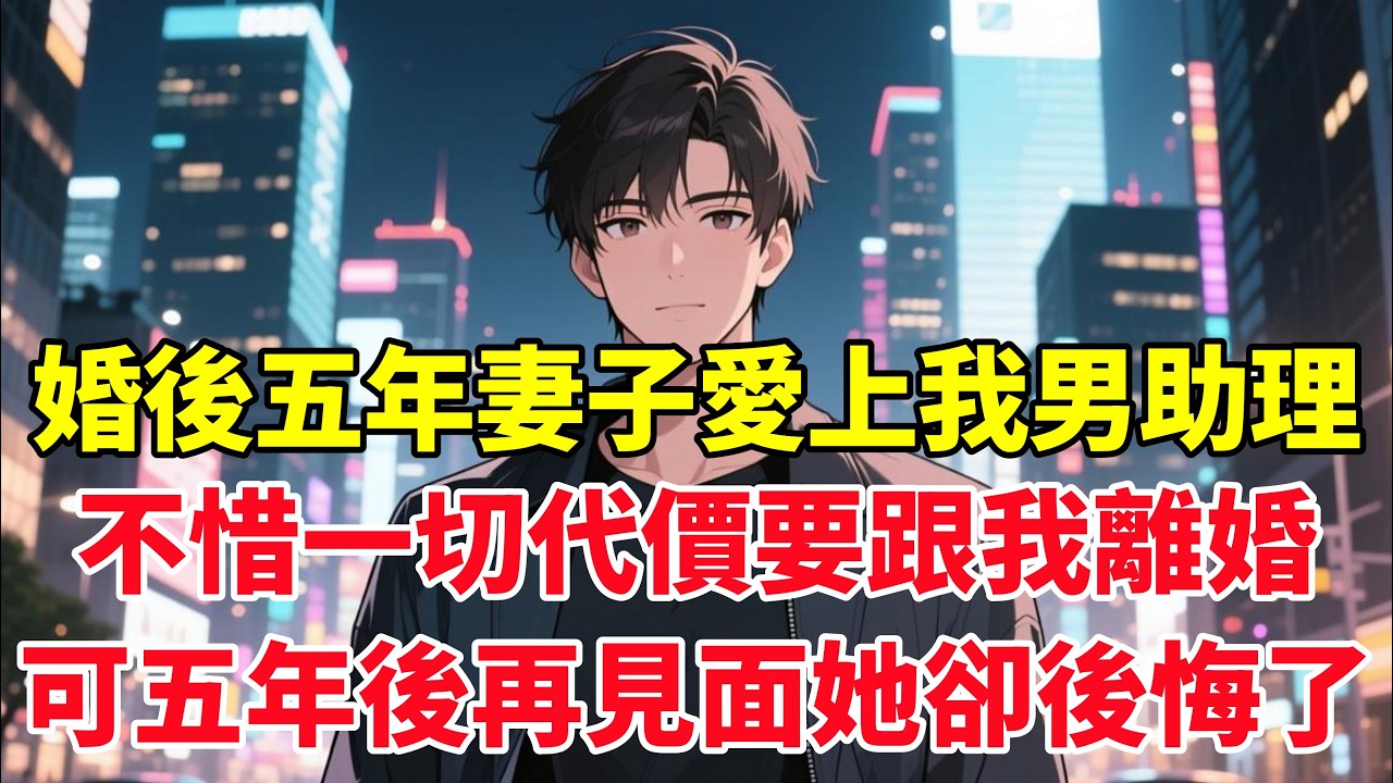 婚後五年妻子愛上我男助理，不惜一切代價要跟我離婚，可五年後再見面她卻後悔了！#小说推荐 #一口气看完