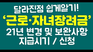 (20년 세법개정안) 근로자녀장려금 지급기한 단축! 이젠 신청누락 없이 과세관청이 직권신청도 가능! 압류금지 기준금액 상향