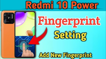 Redmi 10 Power display fingerprint setting/mi 10 power me in display fingerprint lock kaise lagaen
