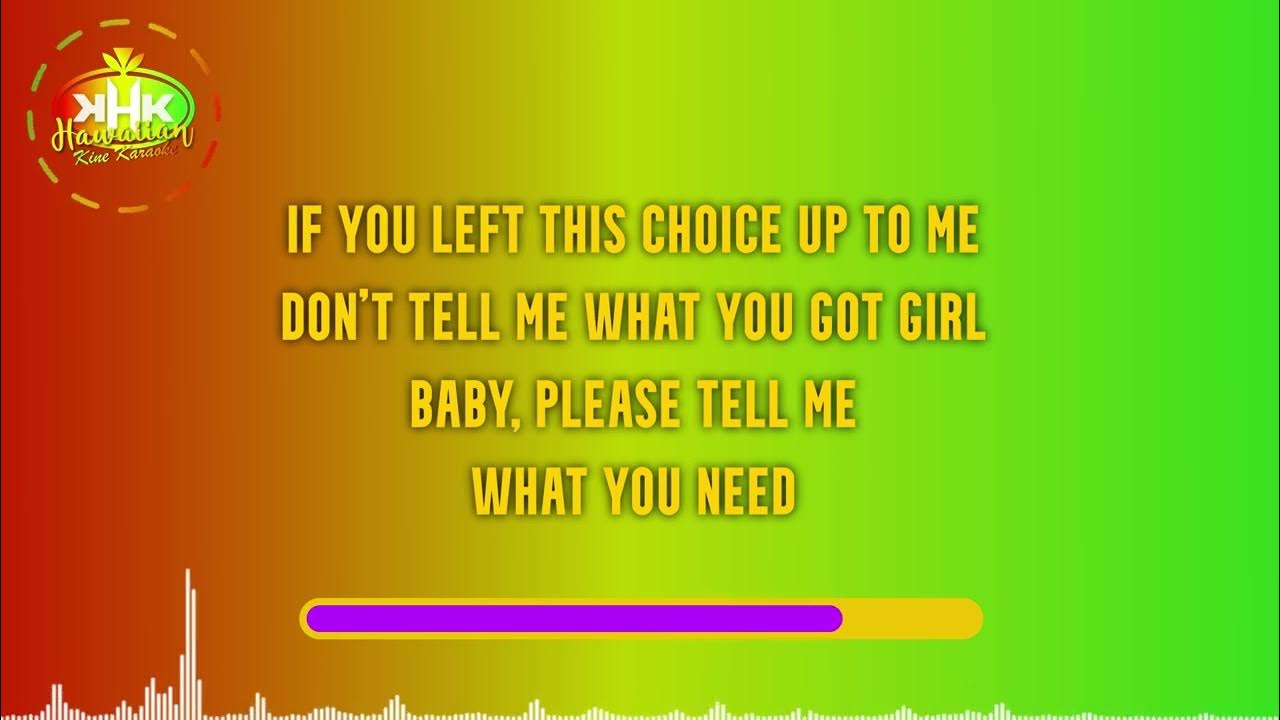 Stick Figure Weight of Sound (Karaoke Version) Hawaiian Karaoke