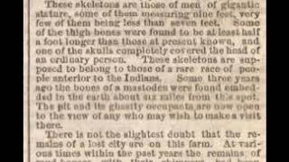 August 1871 - Giants Found Near Cayuga