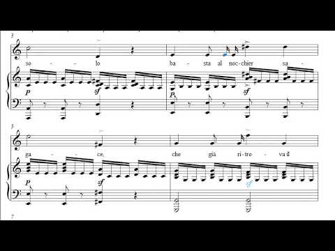 FRA L'OMBRE UN LAMPO SOLO - Mezzo soprano - VACCAJ