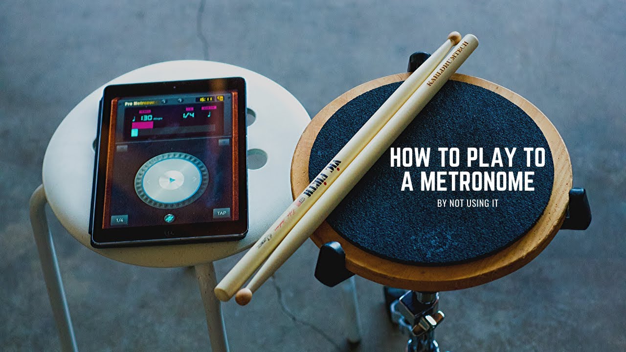 Drummers Don't Use A Metronome! Learn How To Play To A Metronome By Not Using It (At First