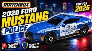 Matchbox 2025 Ford Mustang Police - New For 2026