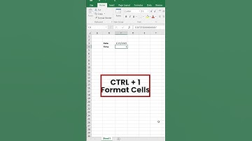 Excel Shortcuts: Add Date & Time in Seconds! #shorts #excel  #shortvideo