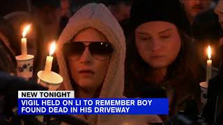 Vigil held for 8-year-old found dead on LI; NYPD officer dad, fiancee arrested