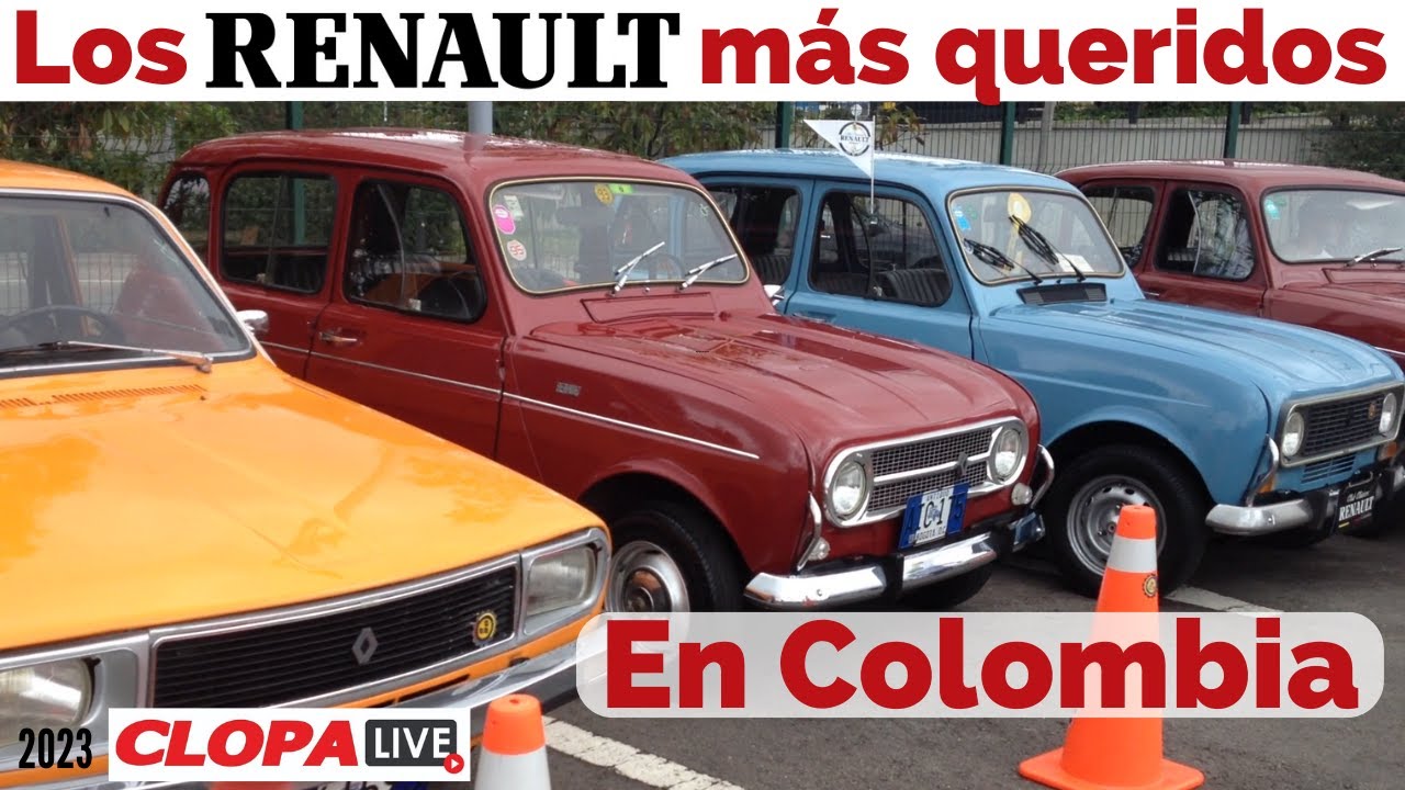 Modelos Renault más queridos en Colombia / Most beloved Renault Models in Colombia.