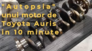 Facem Autopsia unui motor de Toyota Auris hibrid care s-a oprit in mers cu sorbul de ulei infundat.