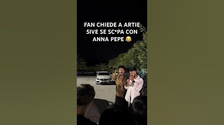 FAN CHIEDE AD ARTIE 5IVE SE SC*PA CON ANNA PEPE