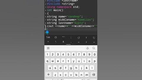 c++ language coding by sandeep gupta short video