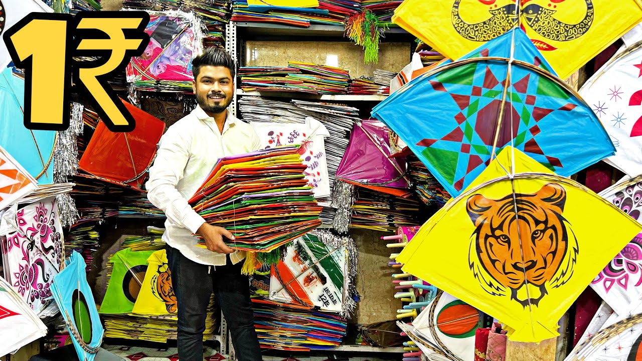 Biggest & Cheapest Kite Market in Gujarat Jamalpur Kite Market kite