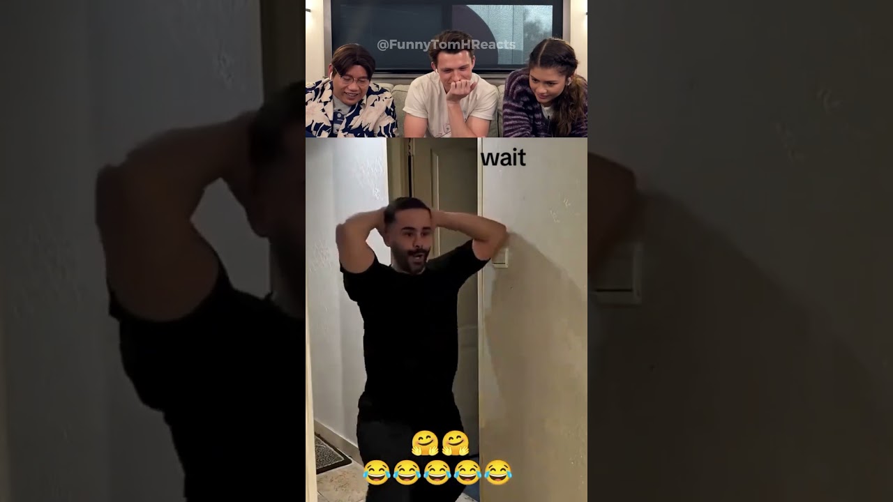 😂 Tom Holland Funny Reactions | Part 5 #shorts #funny #reaction