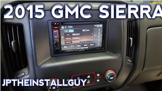 2015 GMC SIERRA RADIO REMOVAL REPLACEMENT AND INSTALL