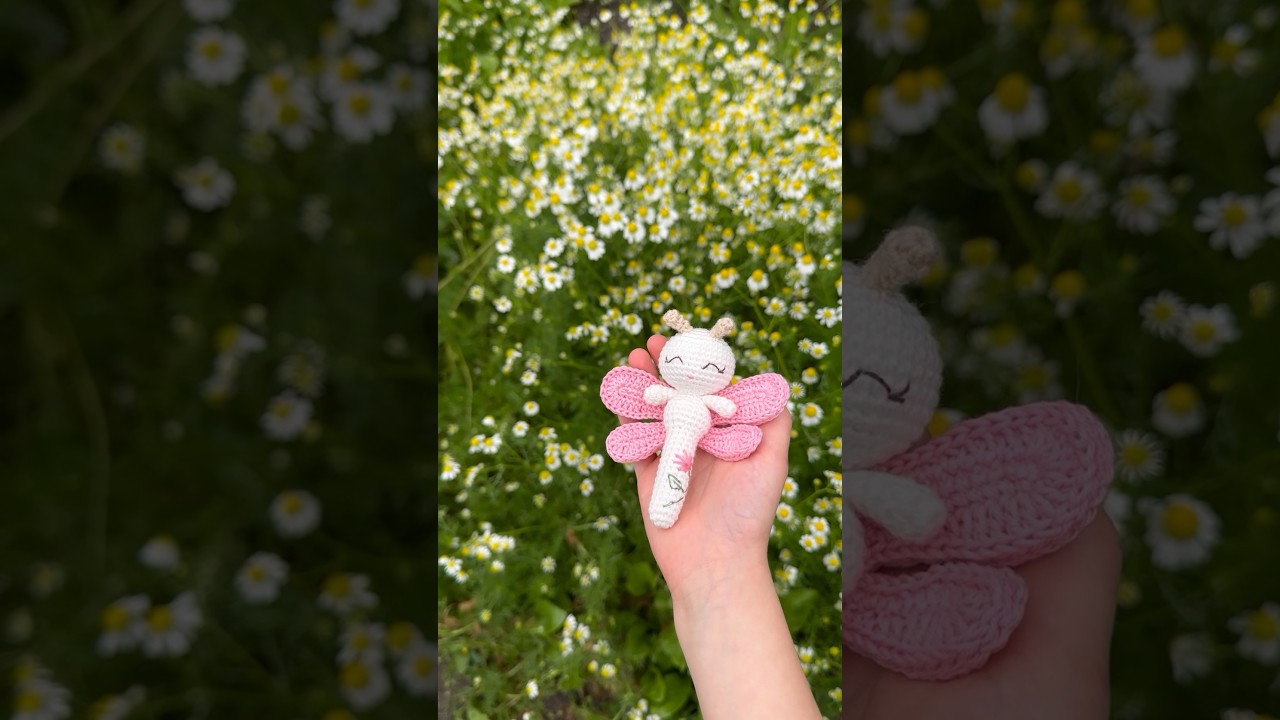 diy: crochet DRAGONFLY