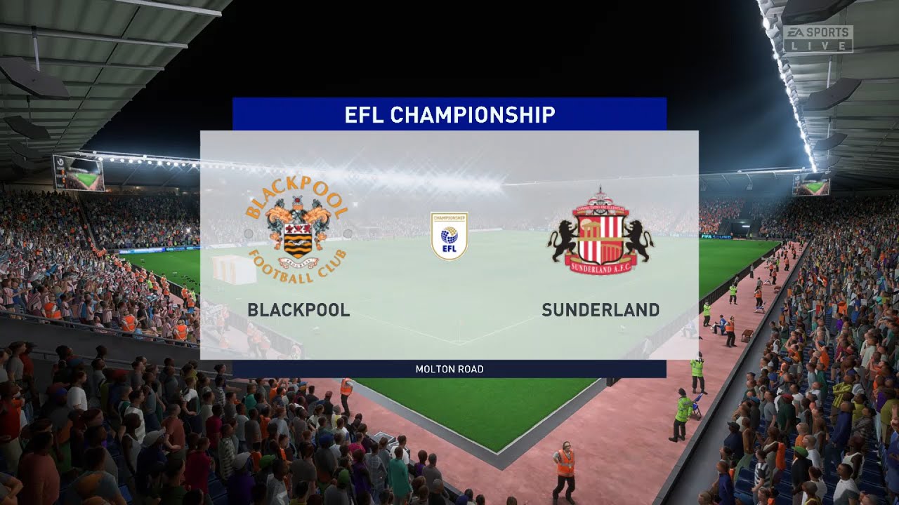 Blackpool vs Sunderland | EFL Championship (01/01/2023) | Fifa 23