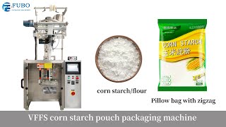 VFFS corn starch pouch packaging machine