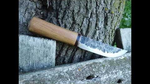 Making A Knife From Junk Part 2 (NO POWER TOOLS)