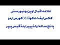 Aiou Class F.a Code 363 Course Urdu 5 year old papers and guess papers