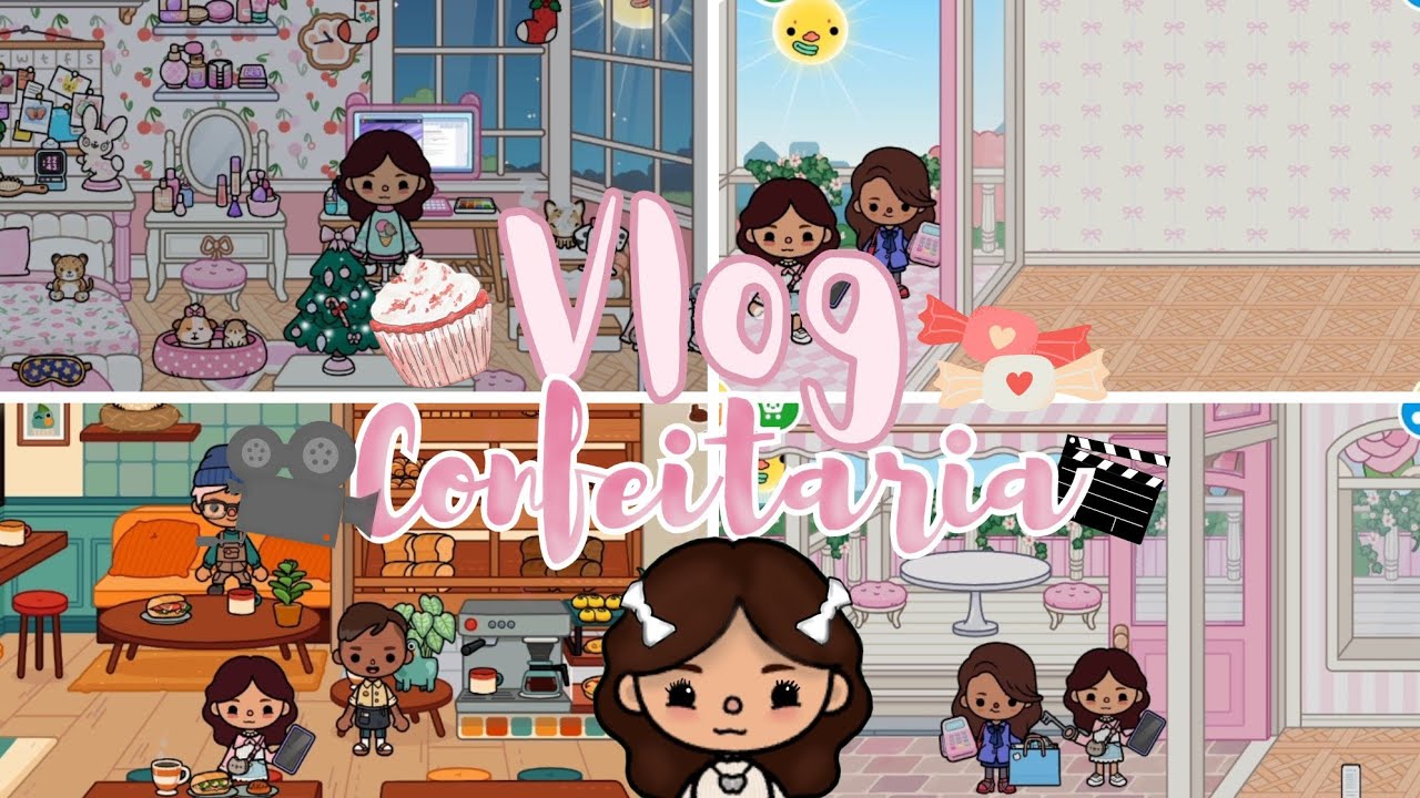 Vlog Confeitaria!🧁 | Toca Life 🌍 | Hey Laura🦋