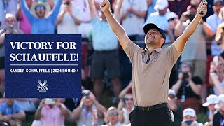 Xander Schauffele Birdies the 18th to Win! | 2024 PGA Championship