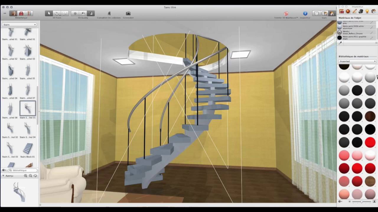 Live interior 3d tutorials (français) : ajouter un escalier et ...