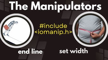 The Manipulators endl and setw in C++ | Class 12 Computer NBF FBISE | Study With Me