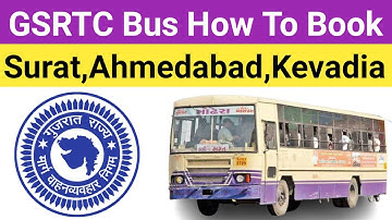 GSRTC Bus Ticket How To Book Online || Gujrat Govt Bus Ticket Booking