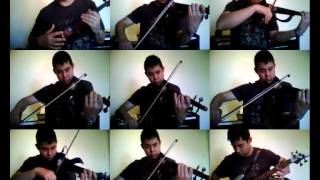 The Gael - Main Theme from Last of the Mohicans (8 x Electric Violin & Bass Guitar) Cover chords