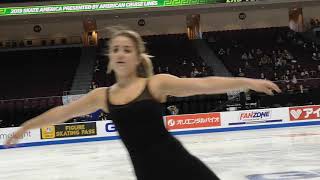 Anna  Shcherbakova. Skate America. Practice FS. 10 17.19