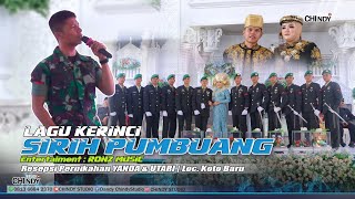 LAGU KERINCI SIRIH PUMBUANG Voc. THOMAS FANO | RESEPSI PERNIKAHAN UTARI & YANDA | KOTO BARU