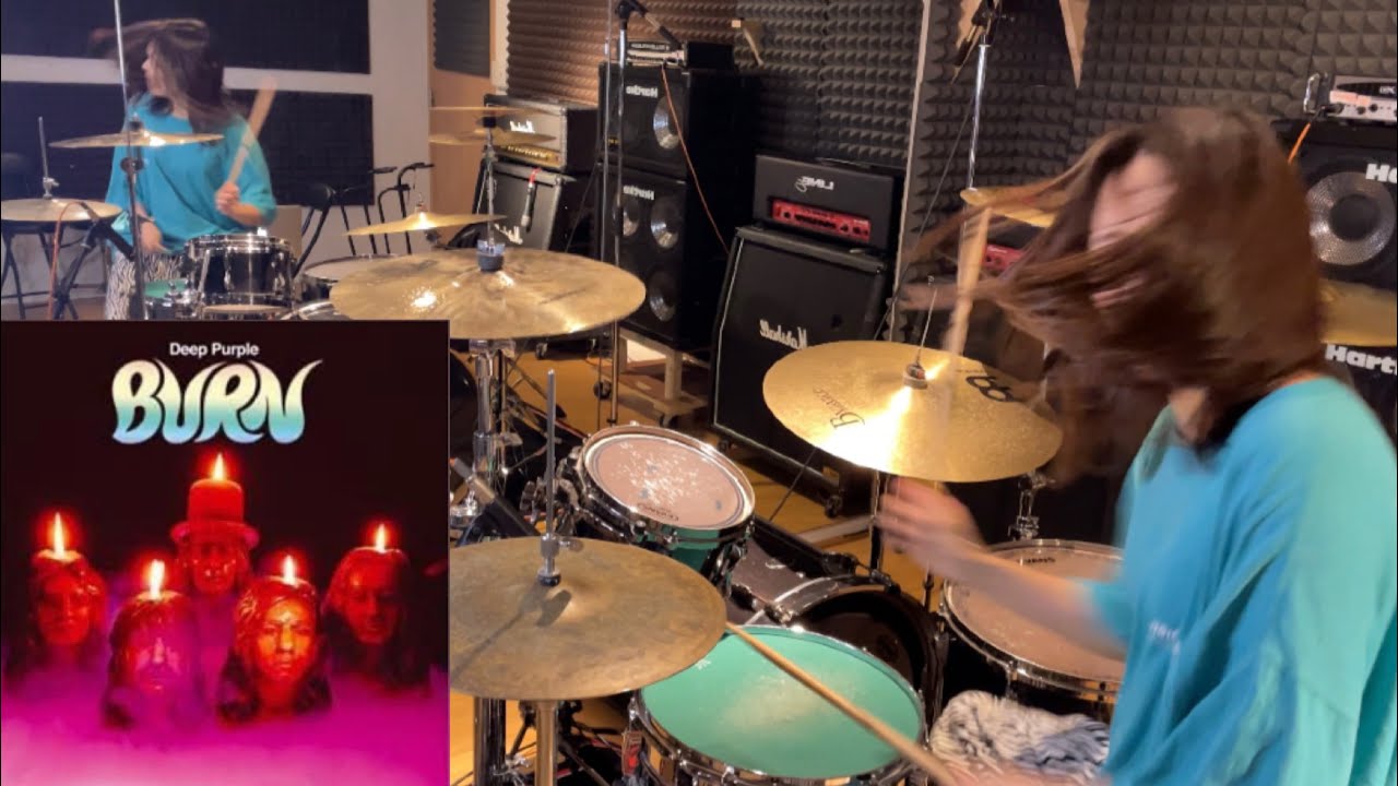 Deep PurpleのBURN を楽しく叩いてみた！