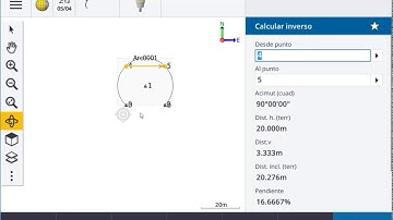 Uso de COGO Subdividir Arco en Trimble Access 2018.xx