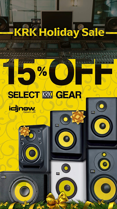 Select KRK gear for 15% OFF?! 🤯 Chat with us for more info! ☎️💻📦 #idjnow #djstore #gearup #krk