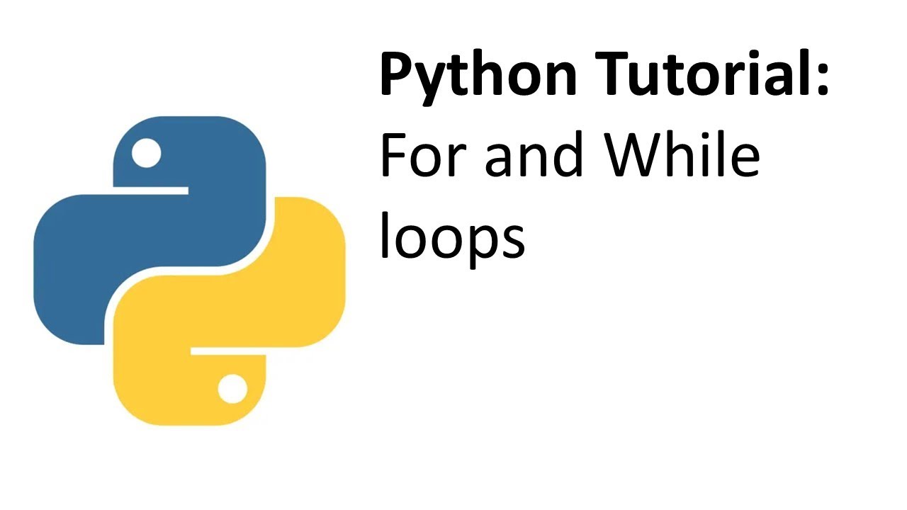 For and While loops - YouTube