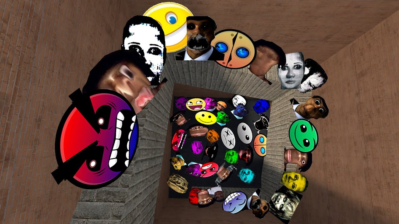 Nico's Nextbot, Obunga, Lobotomy Dash, Juandale Pringle, Selene Family in GMOD