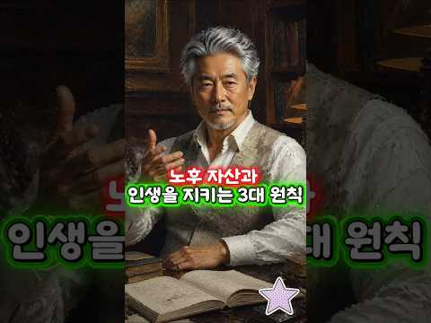 "돈 잃은 건 조금 잃은 겁니다" 나이 들수록 진짜 무서운 3가지 위험